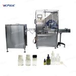 دستگاه درپوش پرکننده بطری روغن مایع اتوماتیک سیگار الکترونیکی