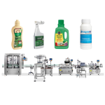 خط برچسب گذاری خودکار پر کردن کود مایع آفت کش