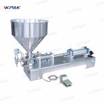 دستگاه پر کننده خمیر مایع پنوماتیک کامل برای لوسیون کرم آرایشی