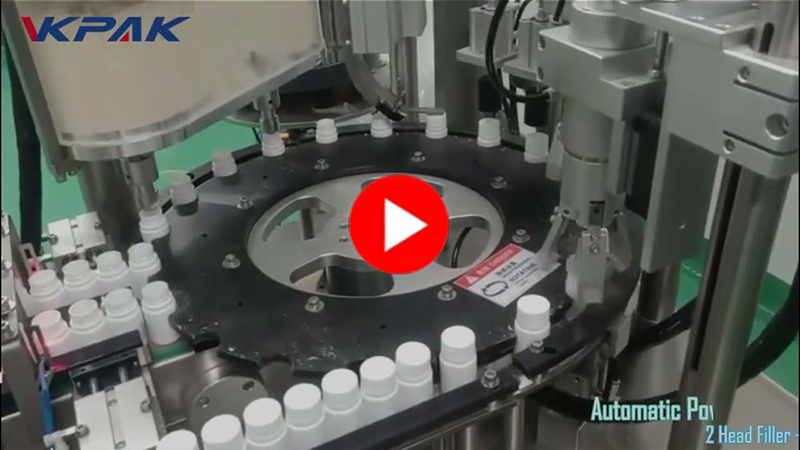 دستگاه پرکن و درب بطری پودر مونوبلوک