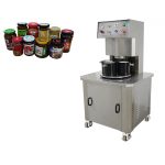 دستگاه درب شیشه ای نیمه اتوماتیک خلاء برای بسته شدن درپوش های فلزی