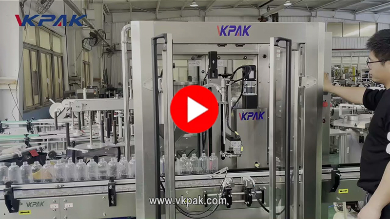 خط پرکننده تک سر برای سس، شامپو