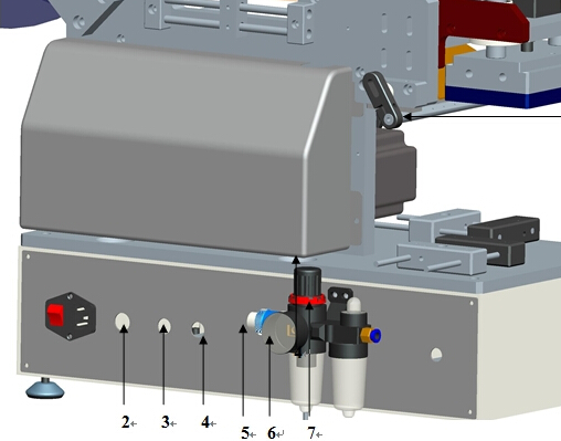 دستگاه برچسب زدن کیسه های پلاستیکی کیسه های دهانه نیمه اتوماتیک برای سطح صاف