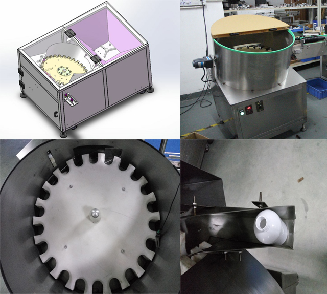 بطری تجهیزات unscrambler برای پر کردن line.jpg