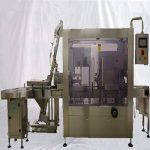 دستگاه درپوش خلاء شیشه ای درون خطی اتوماتیک با فلزیاب