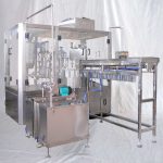 دستگاه درب پرکن آب شیر سویا کیسه های ایستاده اتوماتیک