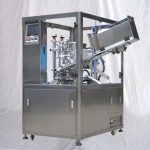 دستگاه آب بندی لوسیون آرایشی کرم دو محفظه لوله پرکن