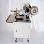 اپلیکاتور برچسب پرچم نیمه اتوماتیک برای بسته بندی غذای حیوانات خانگی استخوانی سگ