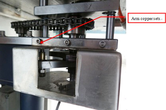 arm copper from capping screw capper equipment ست های مس بازو از ماشین دربندی.jpg