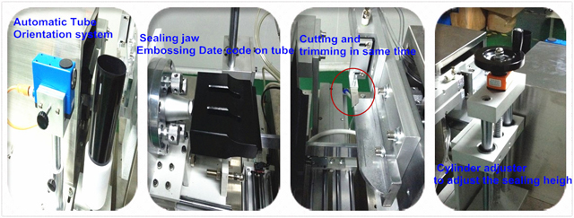 Ultrasound sealing machine for tubes سیلر لوله التراسونیک